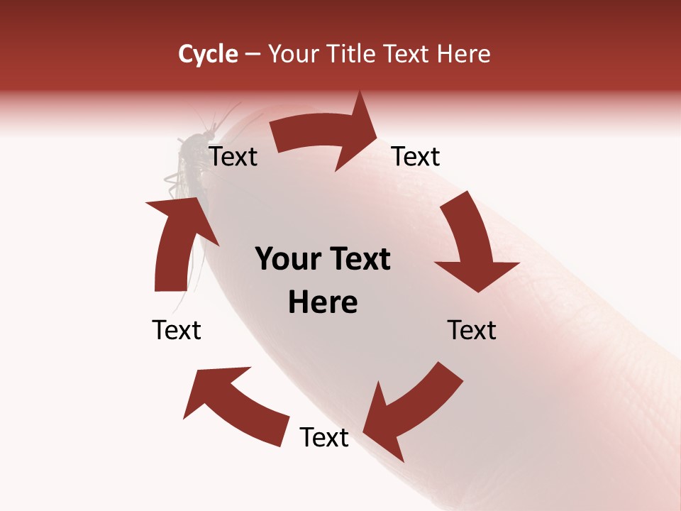 Culex Blood Cutout PowerPoint Template