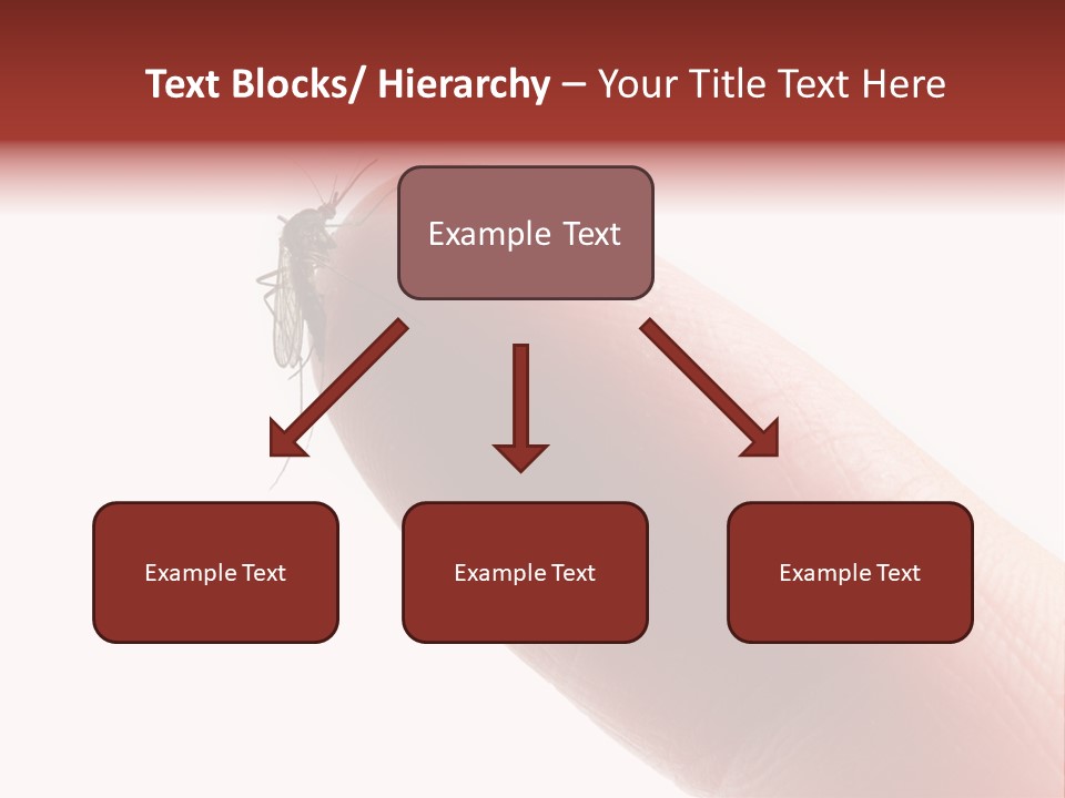 Culex Blood Cutout PowerPoint Template
