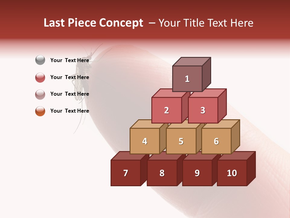 Culex Blood Cutout PowerPoint Template