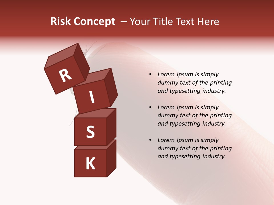 Culex Blood Cutout PowerPoint Template