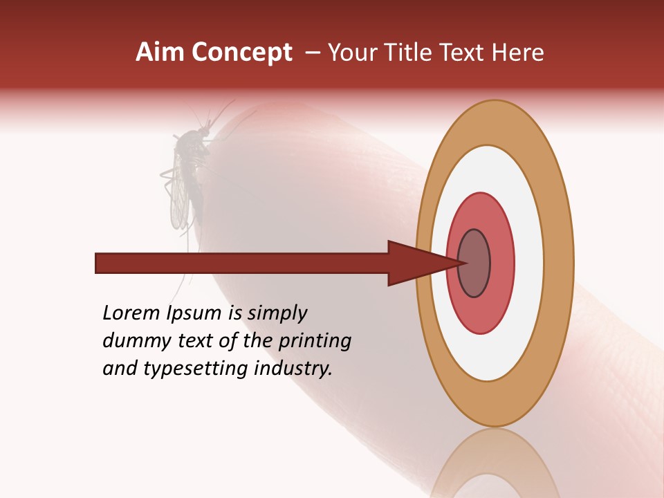 Culex Blood Cutout PowerPoint Template
