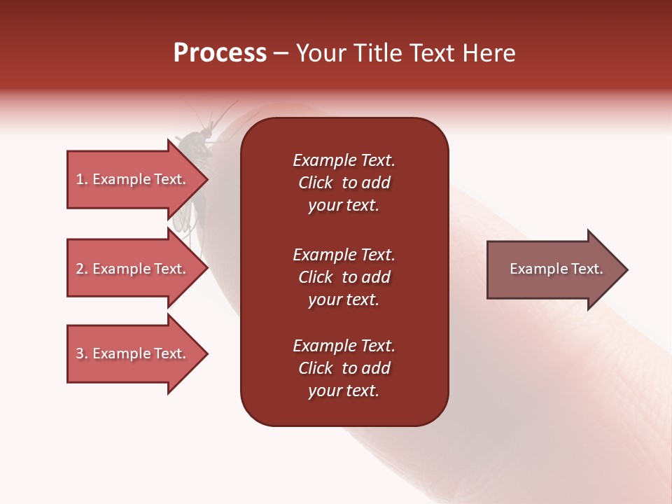 Culex Blood Cutout PowerPoint Template