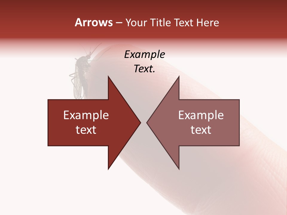 Culex Blood Cutout PowerPoint Template