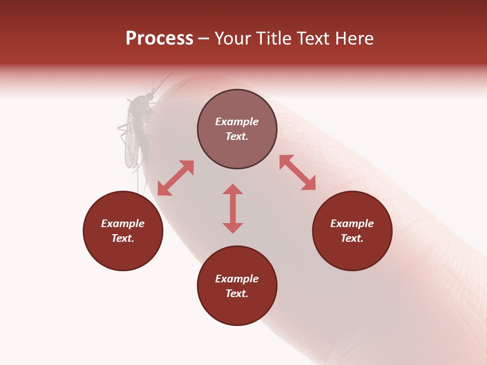 Culex Blood Cutout PowerPoint Template