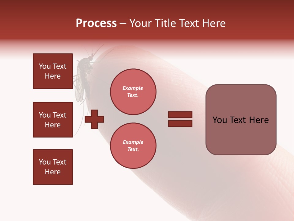 Culex Blood Cutout PowerPoint Template