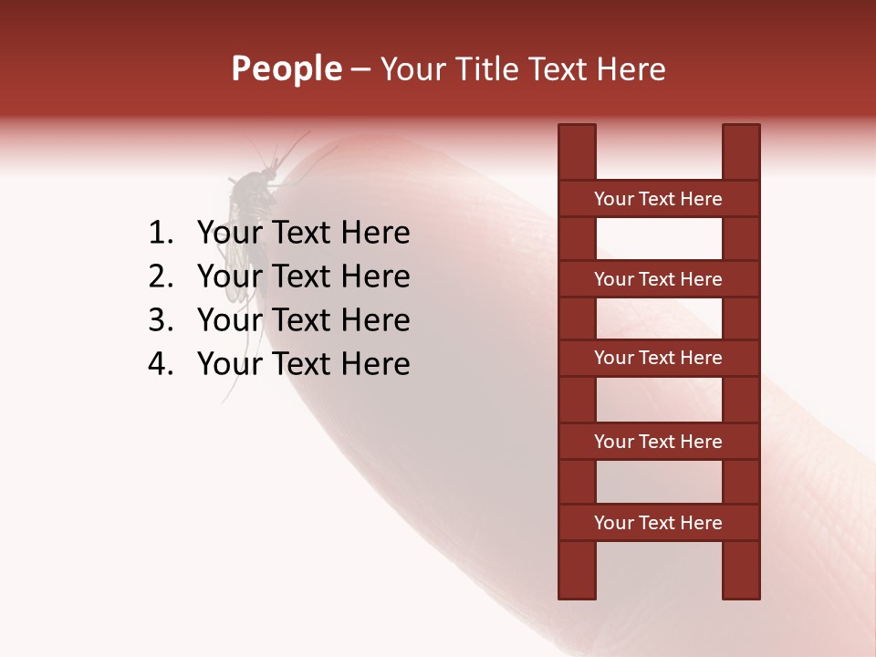 Culex Blood Cutout PowerPoint Template