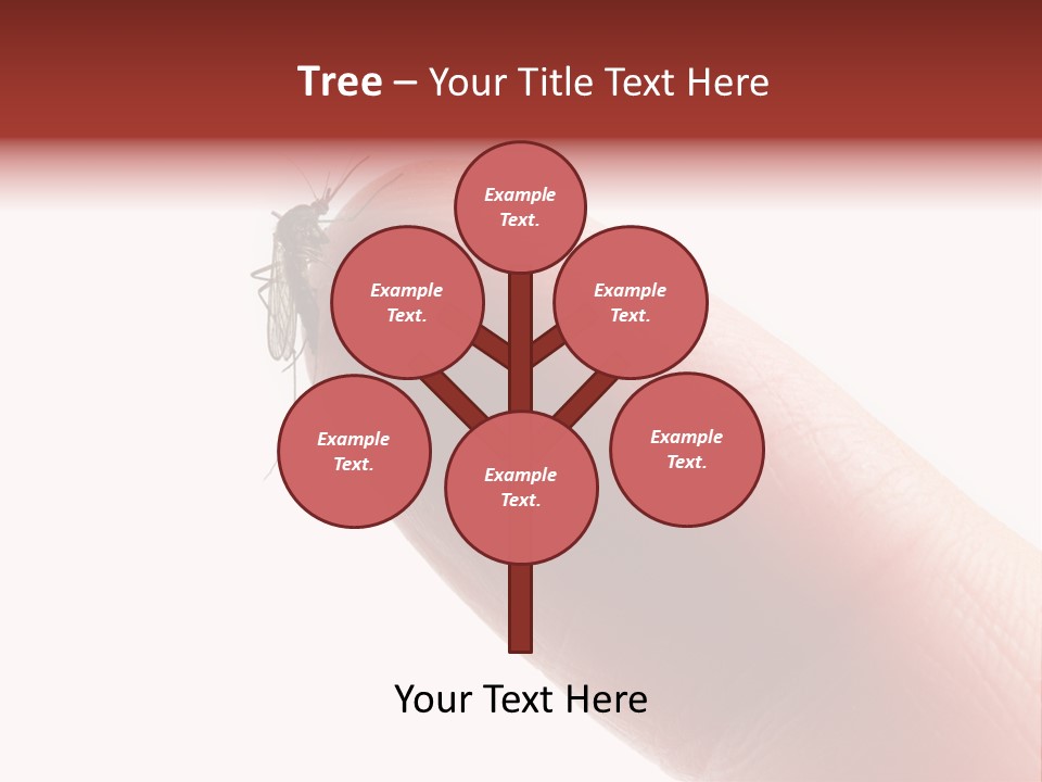 Culex Blood Cutout PowerPoint Template