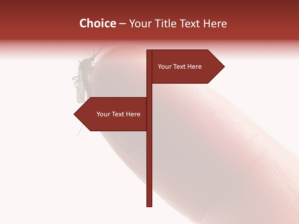 Culex Blood Cutout PowerPoint Template