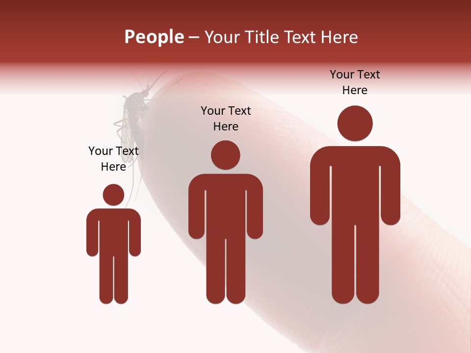 Culex Blood Cutout PowerPoint Template