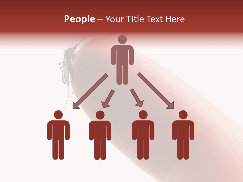 Culex Blood Cutout PowerPoint Template