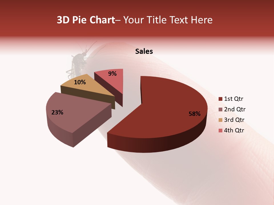 Culex Blood Cutout PowerPoint Template