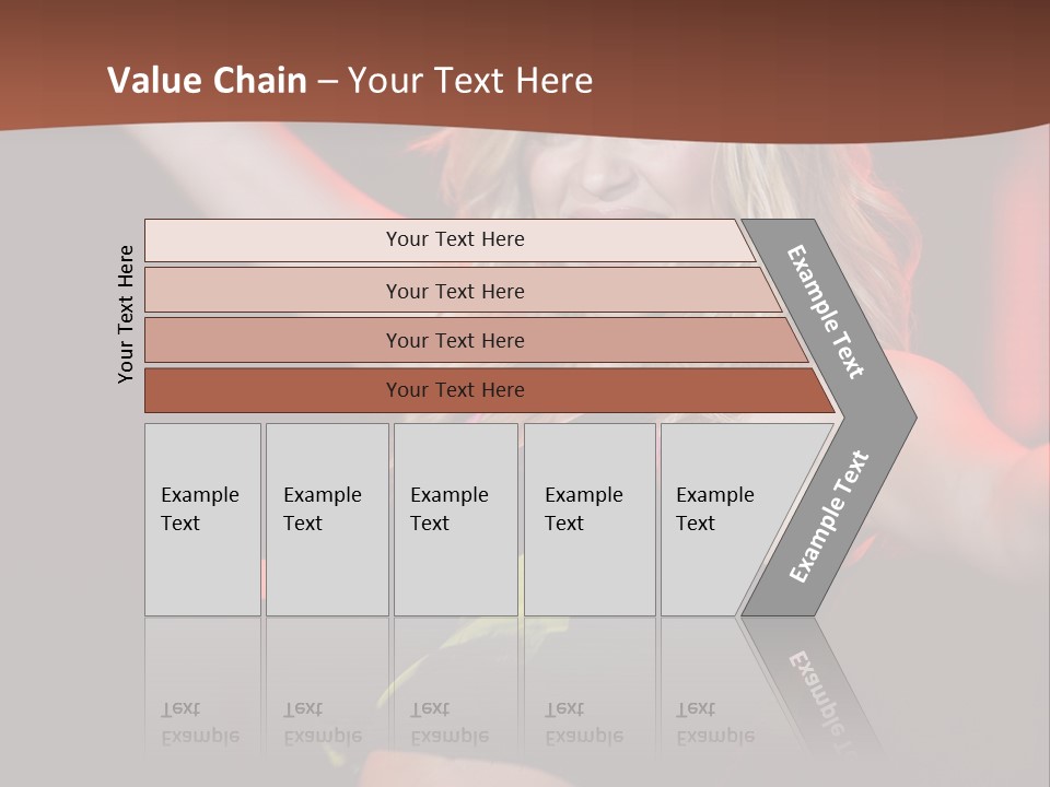 Microphone Fado Woman PowerPoint Template