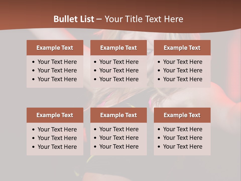 Microphone Fado Woman PowerPoint Template