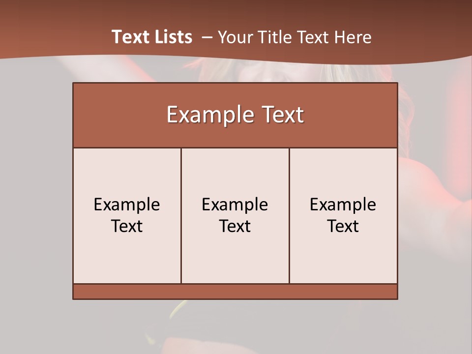 Microphone Fado Woman PowerPoint Template
