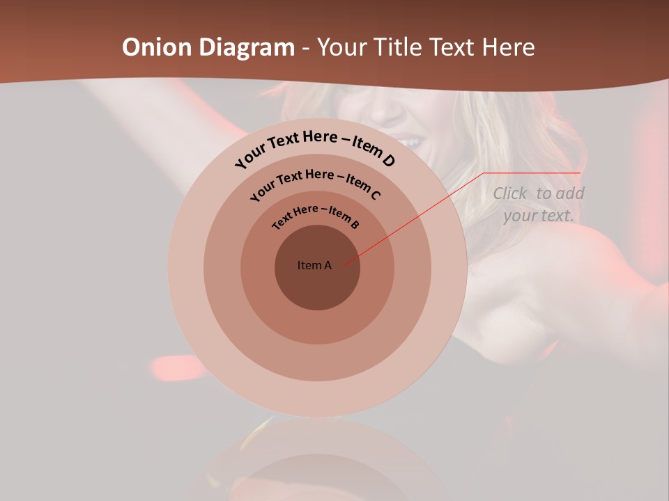 Microphone Fado Woman PowerPoint Template