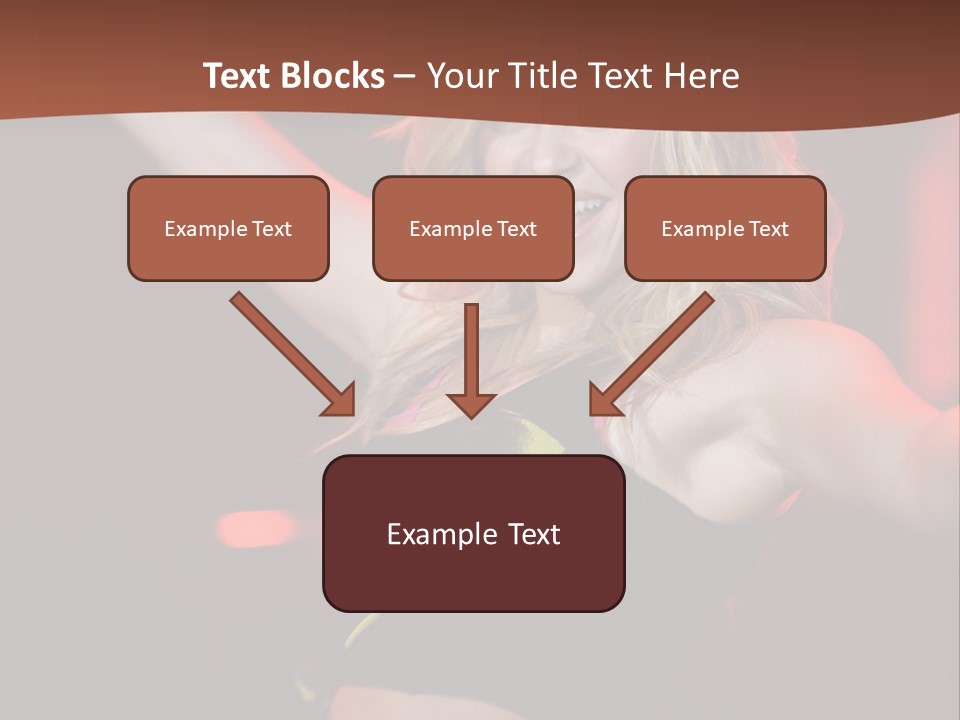 Microphone Fado Woman PowerPoint Template