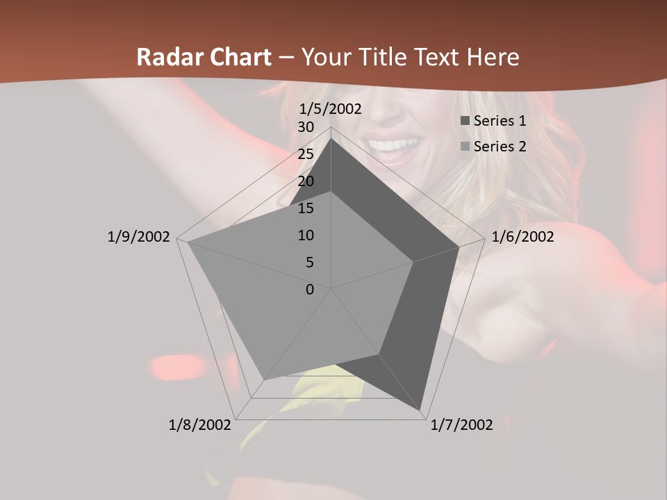 Microphone Fado Woman PowerPoint Template