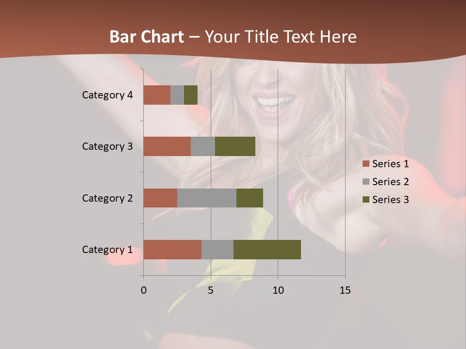 Microphone Fado Woman PowerPoint Template