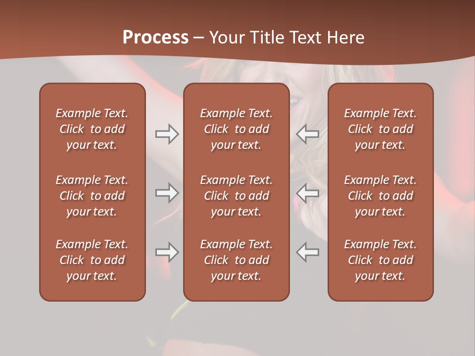 Microphone Fado Woman PowerPoint Template