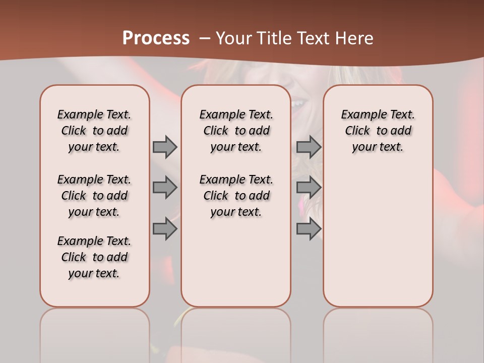 Microphone Fado Woman PowerPoint Template