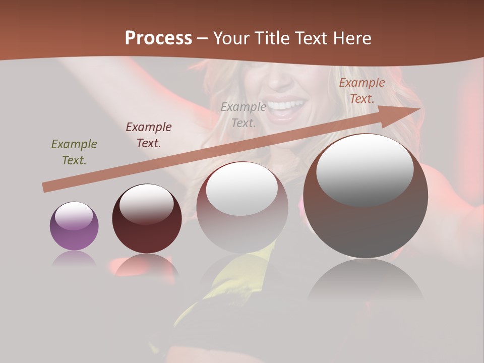 Microphone Fado Woman PowerPoint Template