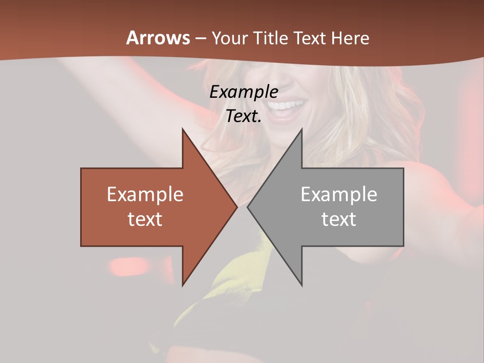 Microphone Fado Woman PowerPoint Template