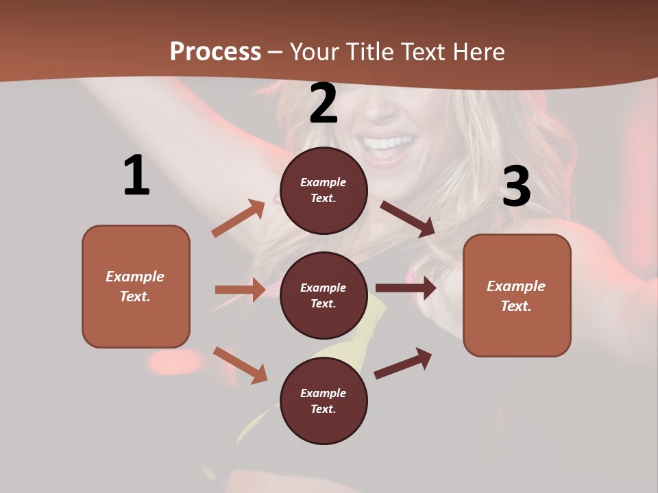 Microphone Fado Woman PowerPoint Template