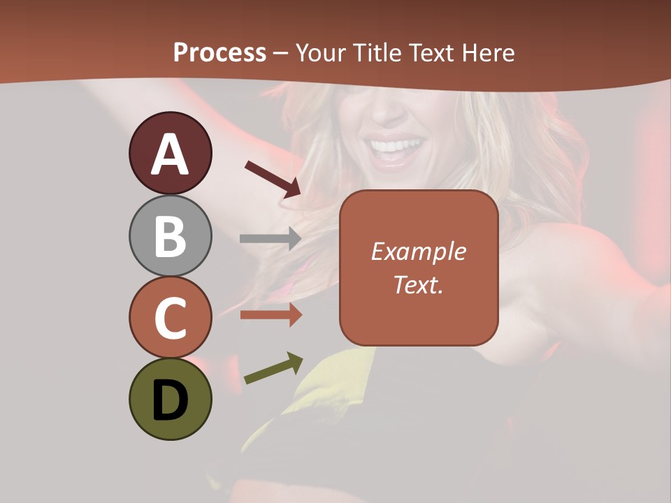 Microphone Fado Woman PowerPoint Template