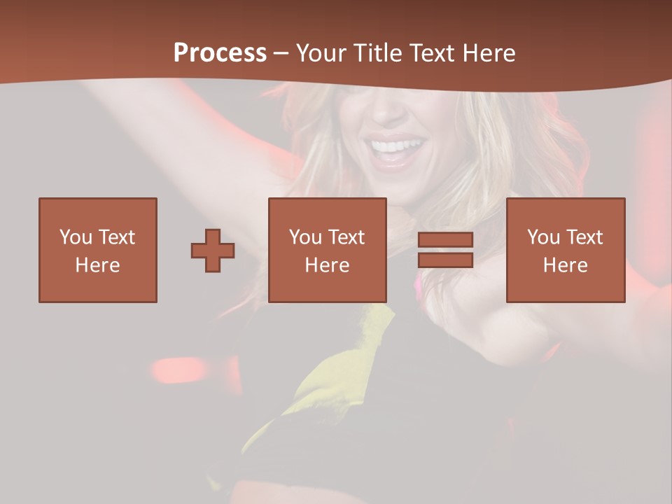 Microphone Fado Woman PowerPoint Template