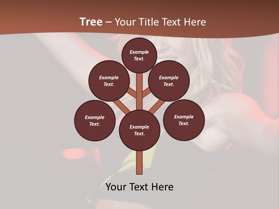 Microphone Fado Woman PowerPoint Template