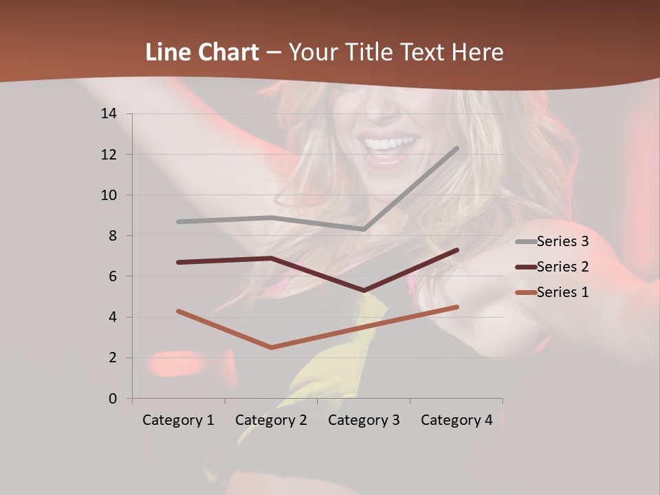 Microphone Fado Woman PowerPoint Template