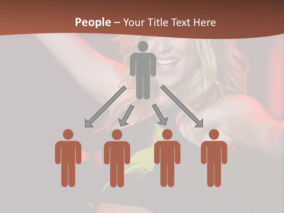 Microphone Fado Woman PowerPoint Template