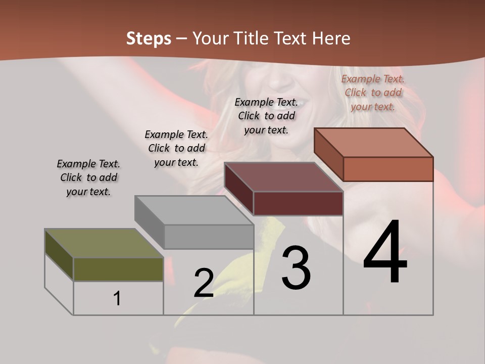 Microphone Fado Woman PowerPoint Template