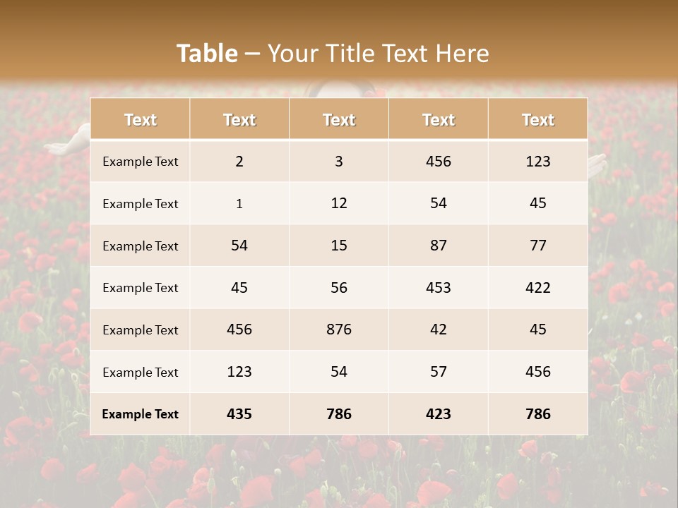 Sunny Nature Trust PowerPoint Template