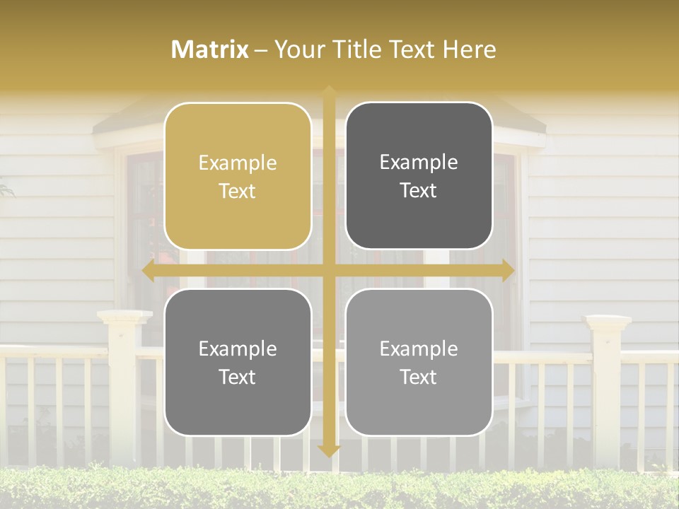 Wall Fence Green PowerPoint Template