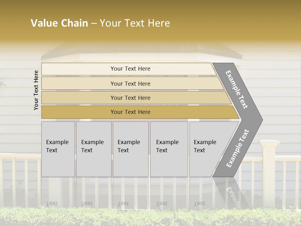 Wall Fence Green PowerPoint Template