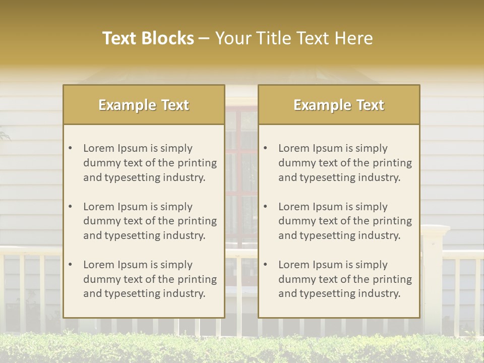 Wall Fence Green PowerPoint Template
