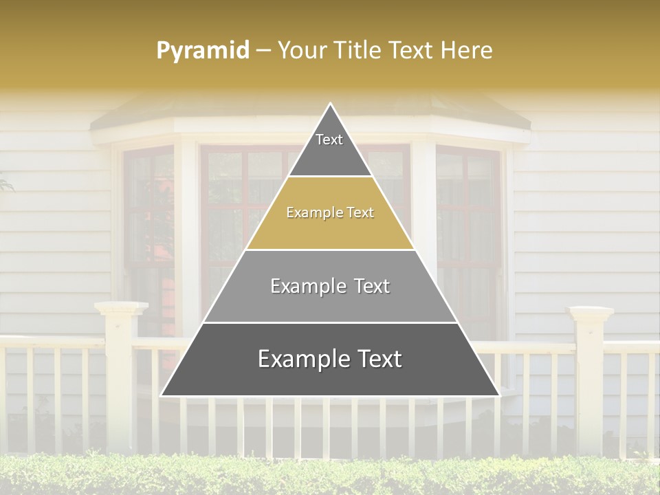 Wall Fence Green PowerPoint Template