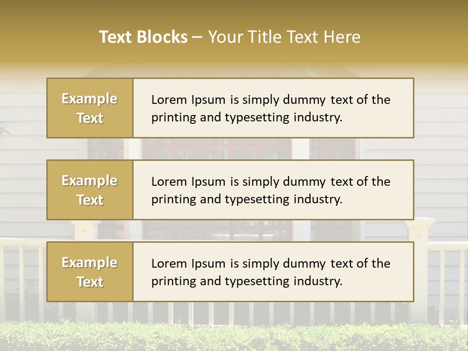Wall Fence Green PowerPoint Template