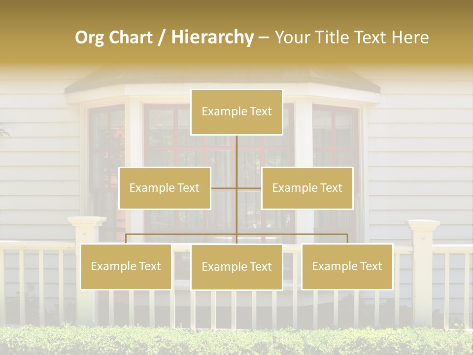 Wall Fence Green PowerPoint Template