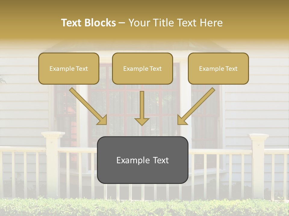 Wall Fence Green PowerPoint Template
