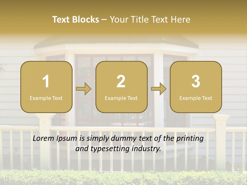 Wall Fence Green PowerPoint Template