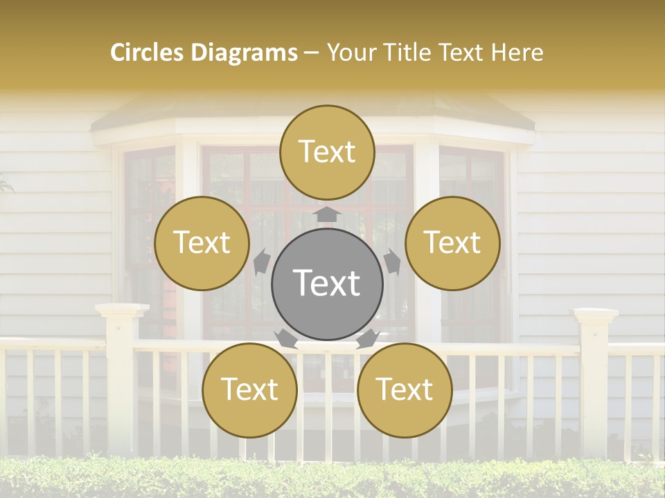 Wall Fence Green PowerPoint Template