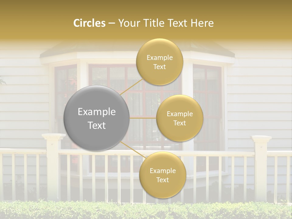 Wall Fence Green PowerPoint Template