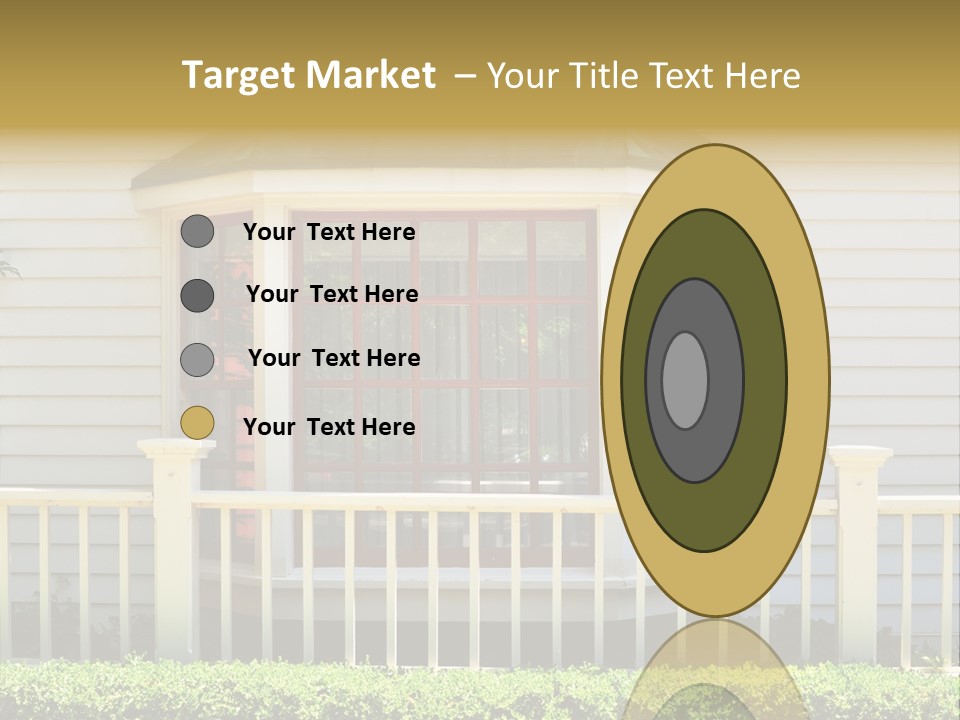 Wall Fence Green PowerPoint Template