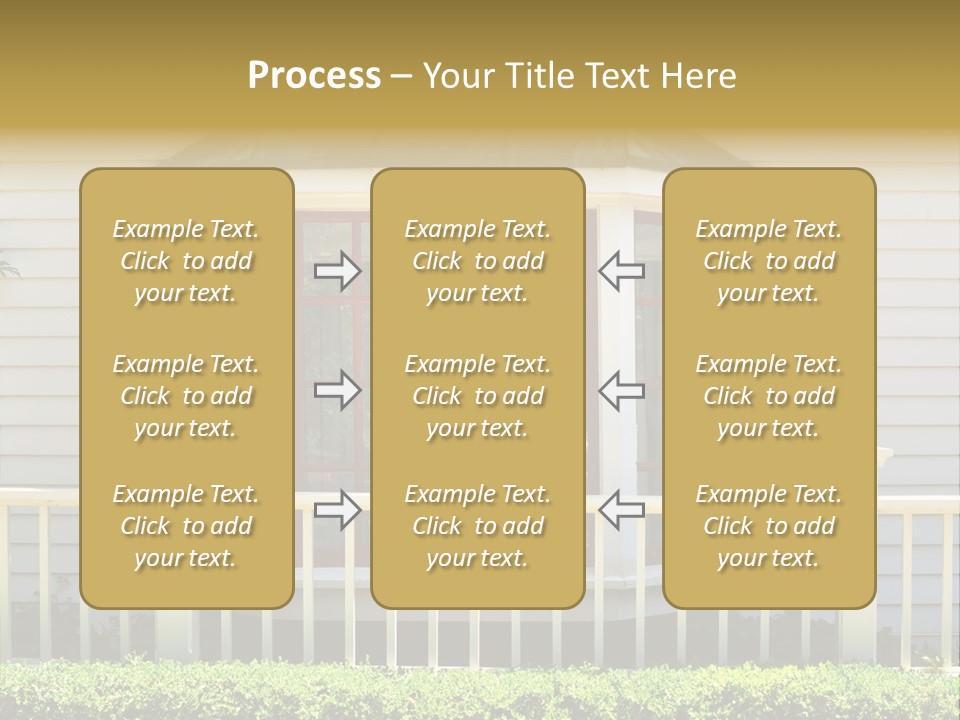 Wall Fence Green PowerPoint Template