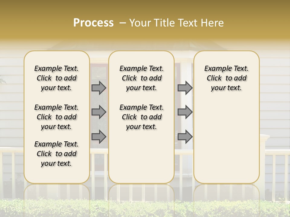 Wall Fence Green PowerPoint Template