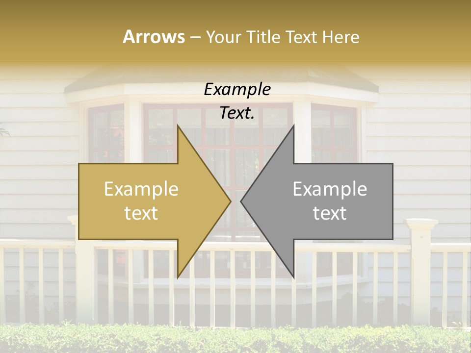 Wall Fence Green PowerPoint Template