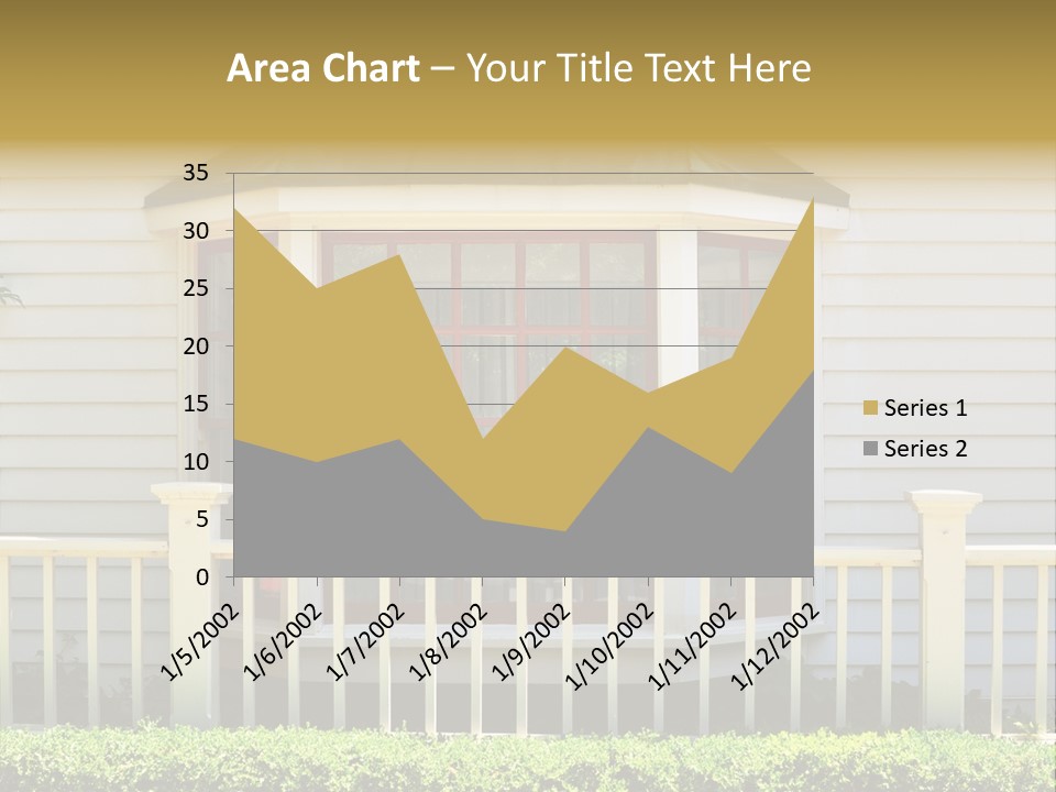 Wall Fence Green PowerPoint Template