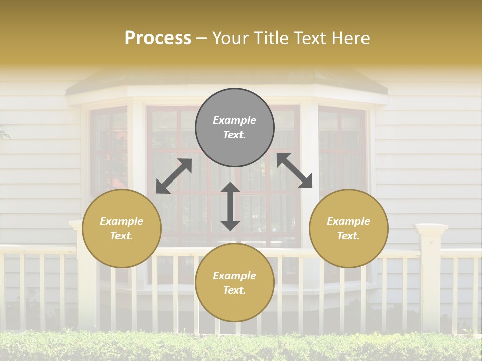 Wall Fence Green PowerPoint Template
